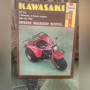 KAWASAKI ATV 3-wheelers,4-stroke Engines 1981-1985 Owners Workshop Manual Haynes